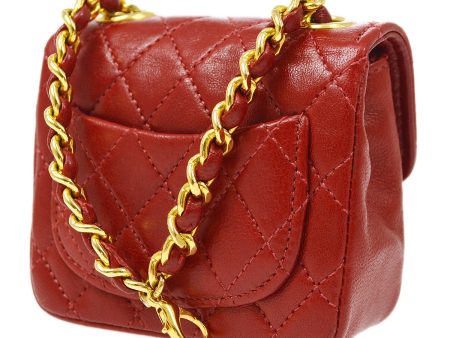 CHANEL 1990s Lambskin Belt Bag Micro 90808 Hot on Sale