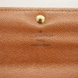 Louis Vuitton Monogram Portofeuil Sara M61734 Men,Women,Unisex Long Wallet (bi-fold) For Cheap