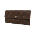 Louis Vuitton Monogram Portofeuil Sara M61734 Men,Women,Unisex Long Wallet (bi-fold) For Cheap