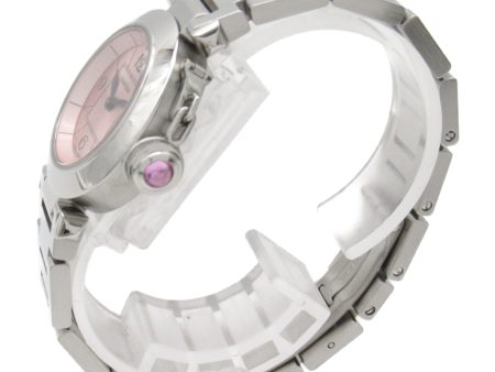 CARTIER Miss Pasha Wrist Watch Watch Wrist Watch W3140008 Quartz Pink Stainless Steel W3140008 on Sale