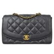 CHANEL  Black Caviar Diana Medium 92117 Hot on Sale