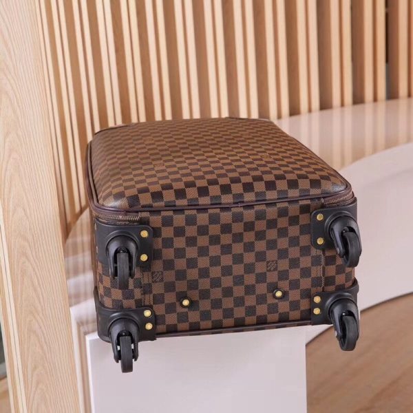 Louis Vuitton Exqusite Travelling LuGucciage Damier Ebene Canvas Unisex Hot on Sale