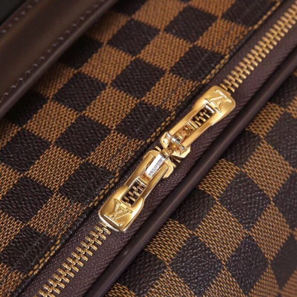 Louis Vuitton Exqusite Travelling LuGucciage Damier Ebene Canvas Unisex Hot on Sale