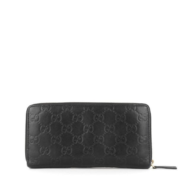 Zip Around Continental Guccissima Leather Wallet Hot on Sale