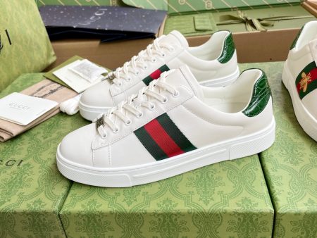 SAPATO GUCCI BRANCO COM FAIXA ACE Online Hot Sale