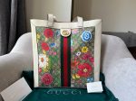 Gucci White Monogram Canvas Flora Large Ophidia Shopping Tote ( 1,250) Sale