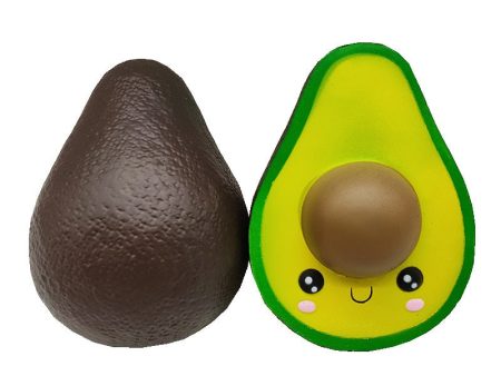 Kawaii Avocado Diy Antistress Squishy Toys Simulated Fruit Series Slow Rising Stress Relief Funny Toy for Adults Baby Xmas Gift Discount