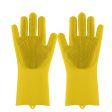 Magic Silicone Dishwashing Scrubber Dish Washing Sponge Rubber Scrub Gloves Kitchen Cleaning 1 Pair Online