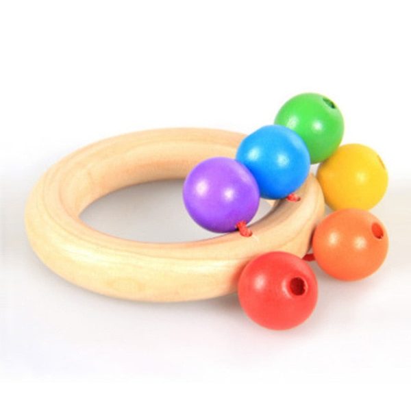 QWZ Montessori Wooden Toys Childhood Learning Toy Children Kids Baby Colorful Wooden Blocks Enlightenment Educational Toy Supply