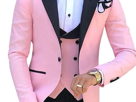 TPSAADE Mens s 3 Pieces Suits for Men Custom Made Terno Slim Groom Custom  Wedding Men Suit Masculino (Jacket+Pant+Vest+Tiebow) Online now