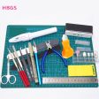 Hobby Modelling Tools Set Model DIY Accessories Cutting Mat Self Healing Grinding Machine Polishing Tools Kit For Gundam on Sale