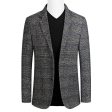 FGKKS Short Blazer Mens Plaid British Stylish Male Blazer Suit Jacket Business Casual One Button Blazer For Men Regular Online Sale