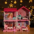 Girls Pretend Toy Handmade Doll house Castle DIY House Toy Miniature Dollhouse Birthday Gifts Educational Toys Doll Villa Girl Discount