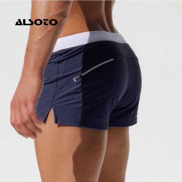 ALSOTO Summer Swimwear Men Breathable Men s Swimsuits Trunks Boxer Briefs Sunga SwimSuits Maillot De Bain Beach Shorts 2020 New Discount