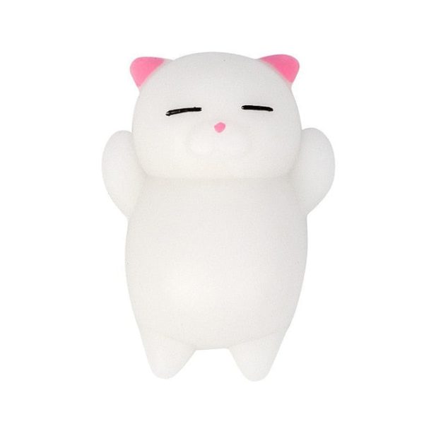 Cute Cat Squishy Toy Stress Relief Anti-stress Toys Kawaii Squishy Animal Cat Toy For Children Stress Relief Funny Gift Toy Sale