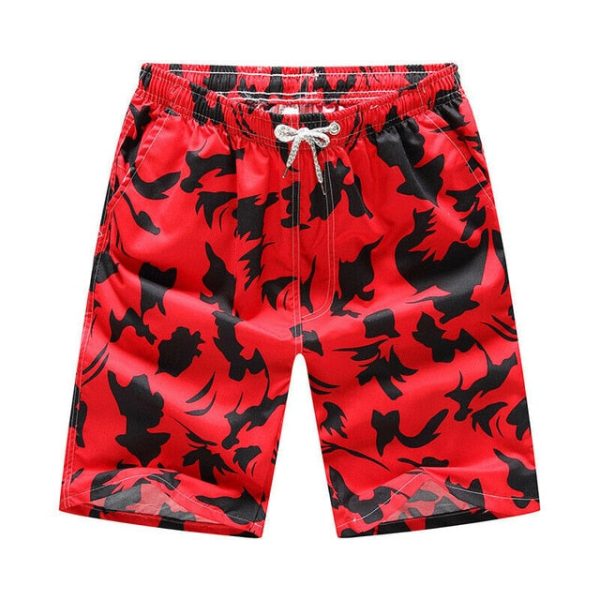 Hot Mens Board Short Print Swimwear Swimsuits Surf Board Beach Wear Male Casual Loose Swim Trunks Shorts Quick Dry For Cheap