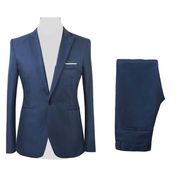 Formal Mens Suits with Pants Men s Blazer  Wedding Male Groom Tuxedos suit Prom (Jacket+Pants) costume homme Sale