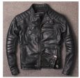 Free shipping.New style mens cowhide clothes,quality biker leather Jacket,fashion black genuine Leather coat.homme slim,sales For Sale