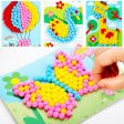 Child Toy DIY Hairball Sticky Paper Painting Kindergarten Toy Material Package Children Toy Toys Girl Crafts Kids Craft Kits Sale