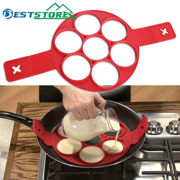 Pancake Maker Egg Ring Maker Nonstick Easy Fantastic Egg Omelette Mold Kitchen Gadgets Cooking Tools Silicone For Discount