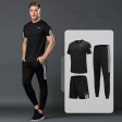 3 Pcs Sets Sports T-Shirt Men s Suits Running Shrits+Sports Shorts+Jogging Pants Mens Sportswear Suit Soccer Play Gym Sets 2020 Online