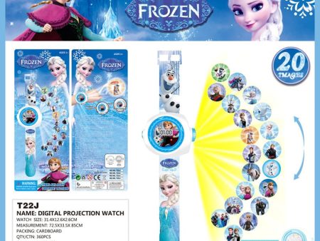 Cartoon Children Watches Disney Frozen 2  Child Wrist Watch Projection Cartoon Pattern Digita Watch Girls Gift Boys Party Toys For Cheap