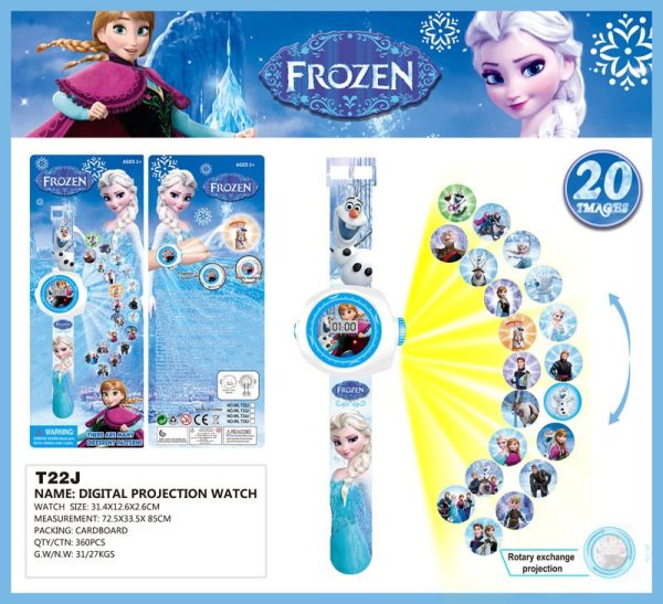 Cartoon Children Watches Disney Frozen 2  Child Wrist Watch Projection Cartoon Pattern Digita Watch Girls Gift Boys Party Toys For Cheap