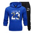 New Men Hoodies Suit Jordan 23 Tracksuit Sweatshirt Suit Fleece Hoodie+Sweat pants Jogging Homme Pullover 3XL Sporting Suit Male For Sale