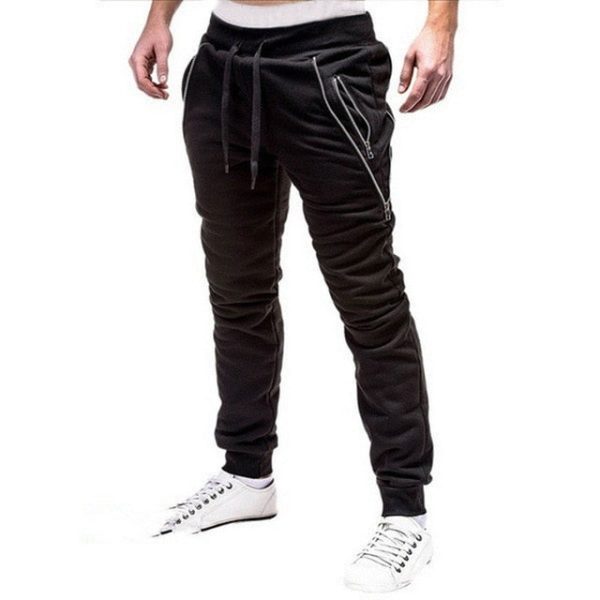 Laamei 2020 Male New Fashion Hip Pop Pants Men Sweatpants Slacks Casual Elastic Joggings Sport Solid Baggy Pockets Trousers Online Sale