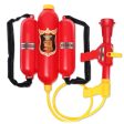 Outdoor Red Props Summer Water Gun Children Plastic Squirter Beach Sprayer Kids Gift Fireman Toy Durable Discount