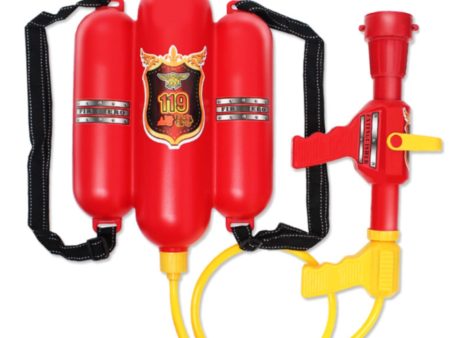 Outdoor Red Props Summer Water Gun Children Plastic Squirter Beach Sprayer Kids Gift Fireman Toy Durable Discount