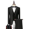 Shenrun Men Suit Tuxedo Groom Wedding Tuxedos Prom Ball  Banquet Formal Suits Marriage Evening Dinner Three Pieces Shawl Lapel For Sale