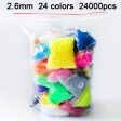 DOLLRYGA 24000pcs 2.6mm EVA Hama Beads Toy Kids Craft DIY Handmaking Fuse Bead Creative Intelligence Educational Toys juguetes Cheap