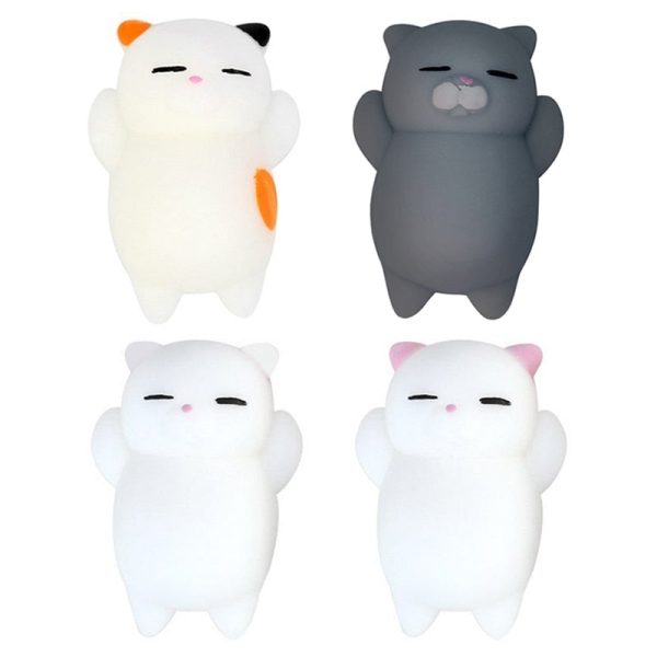 Cute Cat Squishy Toy Stress Relief Anti-stress Toys Kawaii Squishy Animal Cat Toy For Children Stress Relief Funny Gift Toy Sale