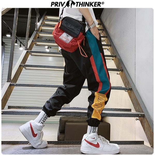 Privathinker Men Spring Safari Style Loose 2020 Ankle-length Pants Mens Casual Joggers Male Korean Harem Pants Fashions Bottoms Discount