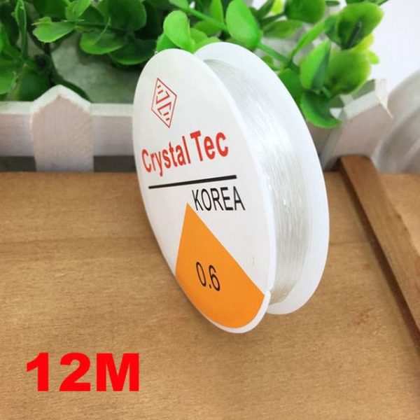 Crystal Line Transparent Stretchy Elastic Rope String Cord Beading Beads DIY for Jewelry Making Bracelet&Necklace 0.5-1.0MM For Sale