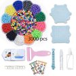 DIY Fuse Beads Magic Water Creative beads set Pen Tweezer Pegboard Kit Accessories Girls Gift kids toys for Children 8 10 years For Sale