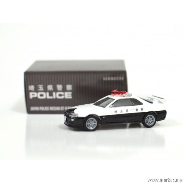 Tarmac Works X Greenlight 1 64 Nissan GTR R 34 Japan police Online Hot Sale