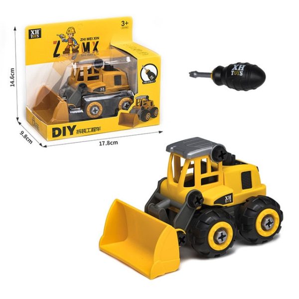 Nut Disassembly Loading Unloading Engineering Truck Excavator Bulldozer Child Screw Boy Creative Tool Education Toy Car Model Supply