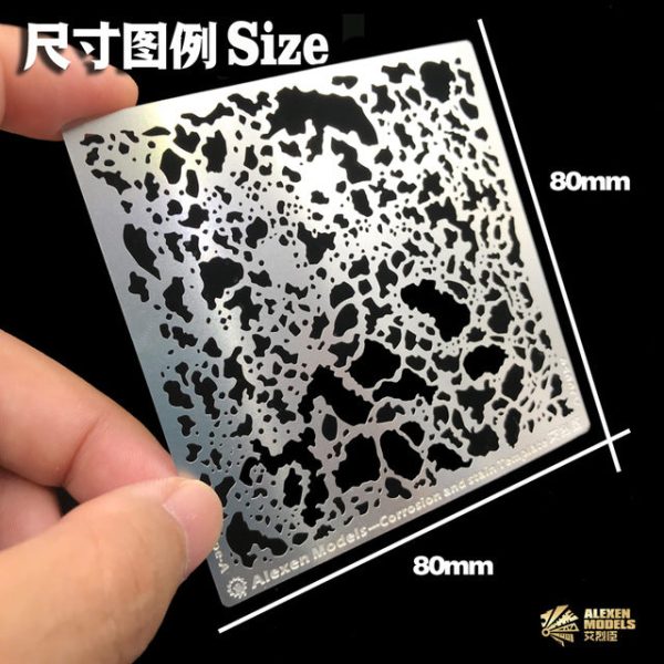 Military Model Motley & Stains Stencil For Aging Stencil Chariot Armor Design Leakage Spray Board Plates Hobby Models Tools For Cheap