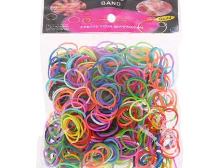 600PCS Rainbow Mega Refill Rubber Bands DIY Bracelets Bands Party Favor Art Crafts For Girls For Sale