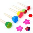 Children s DIY Painting Tool 5PCS Color Mini Sponge Brush Seal Online now