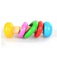 QWZ Montessori Wooden Toys Childhood Learning Toy Children Kids Baby Colorful Wooden Blocks Enlightenment Educational Toy Supply