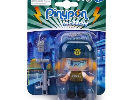 Pinypon Action Figure Police Squad Sniper Toy Store Fashion